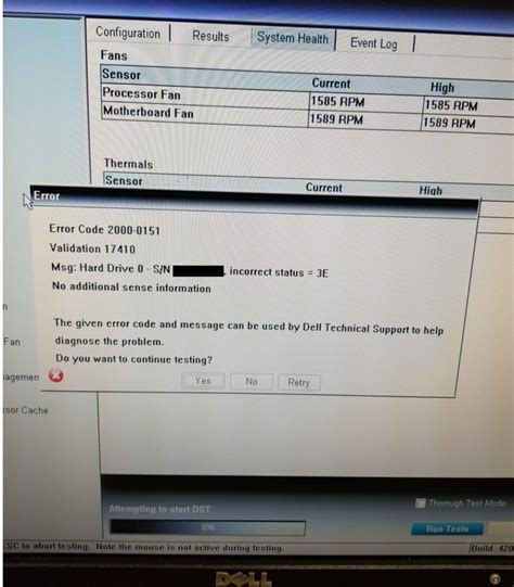 hard drive test status 79|dell diagnostics error 79.